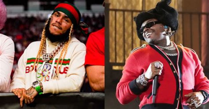 6ix9ine Listening To Gunna While On The Road, Fans Clown The Two