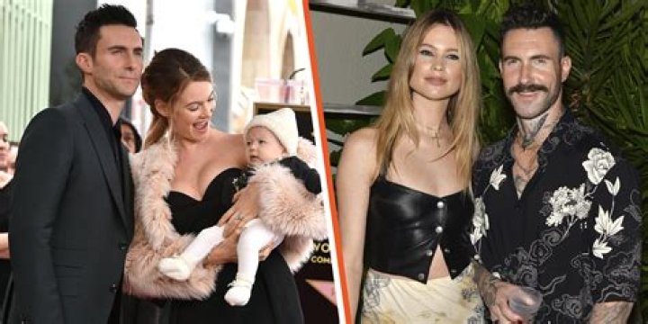 Behati Prinsloo Shares Pic of Adam Levine and Daughter Dusty Rose’s Matching Peach Bums!