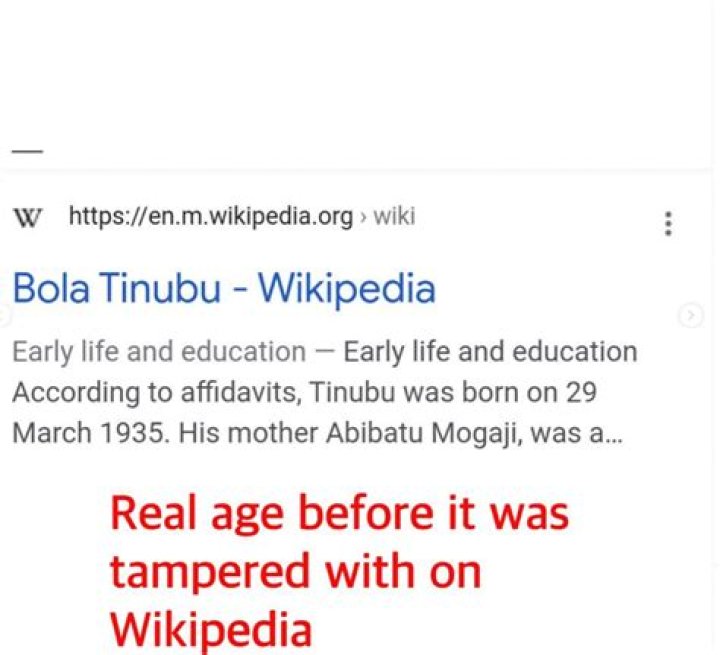 
Bola Tinubu Insists He Is 70 As New Revelation About His Past Emerges 