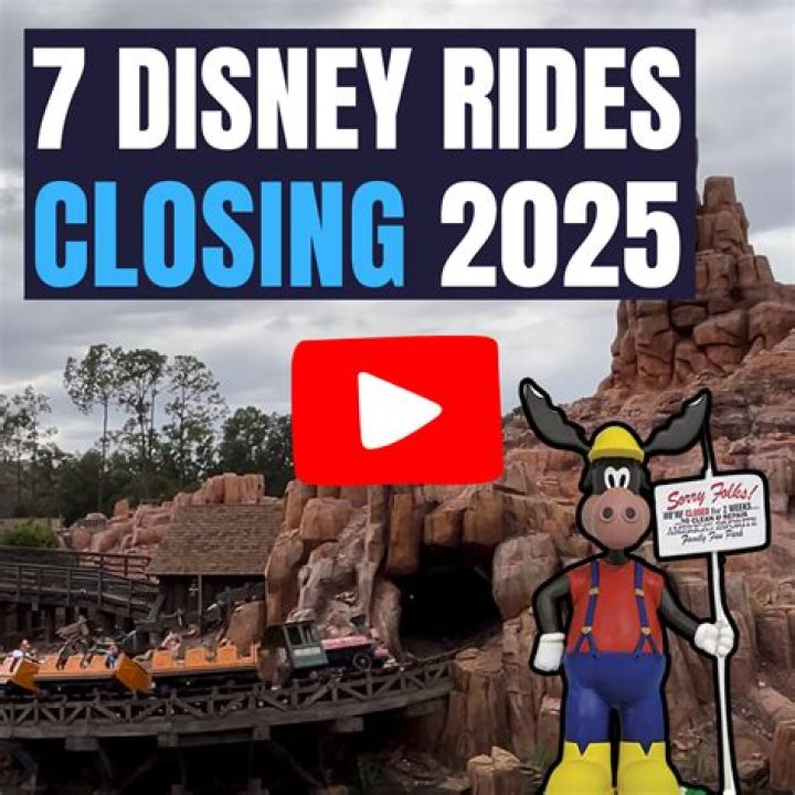 What attractions are closed at Disney World?